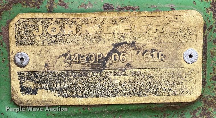 image for item DJ5232 1976 John Deere 4430  tractor