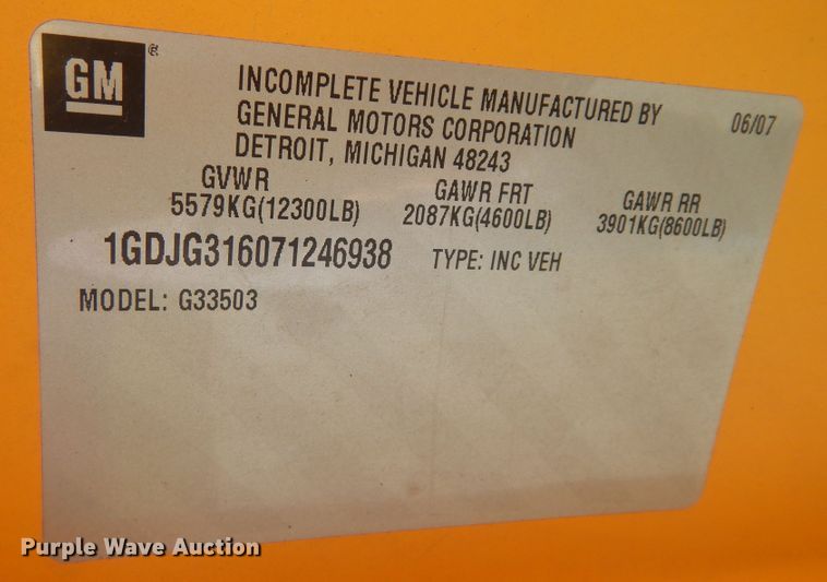 image for item DN1681 2008 Thomas  school bus