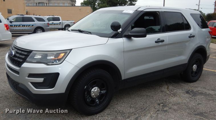 image for item DN1687 2017 Ford Explorer Police Interceptor  SUV