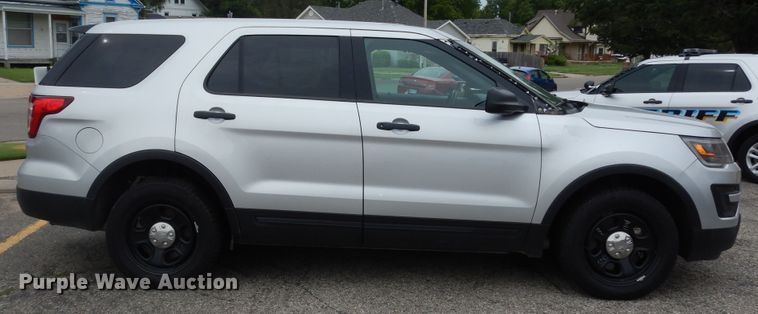 image for item DN1687 2017 Ford Explorer Police Interceptor  SUV