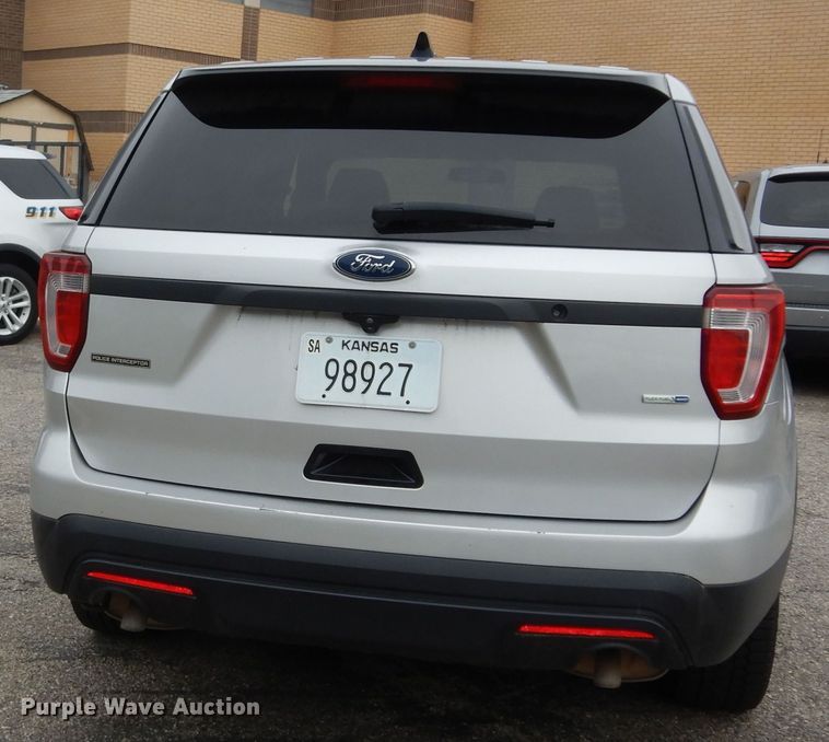 image for item DN1687 2017 Ford Explorer Police Interceptor  SUV