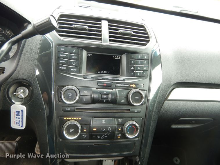 image for item DN1687 2017 Ford Explorer Police Interceptor  SUV