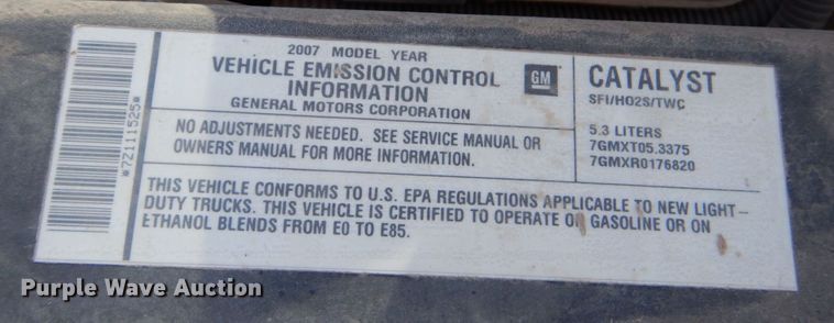 image for item DO1455 2007 GMC Sierra 1500  Ext. Cab pickup truck