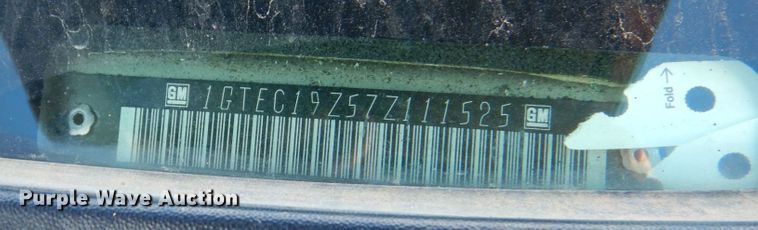 image for item DO1455 2007 GMC Sierra 1500  Ext. Cab pickup truck