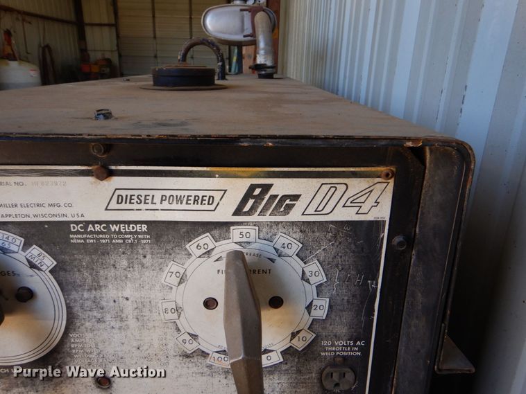 image for item DO1457 Miller Big D4  welder