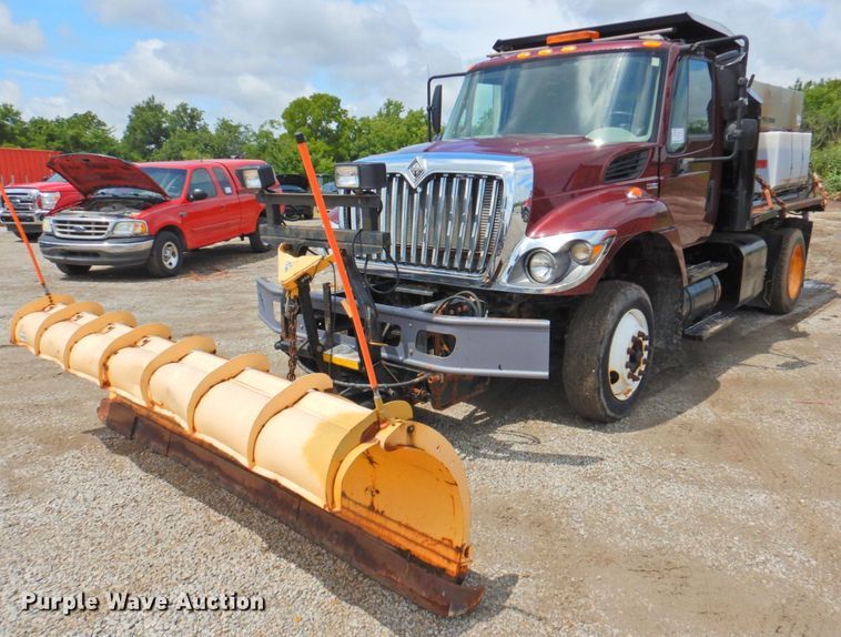 image for item DP4725 2008 International 7400 SFA  dump flatbed truck