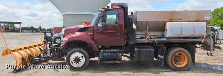 image for item DP4725 2008 International 7400 SFA  dump flatbed truck