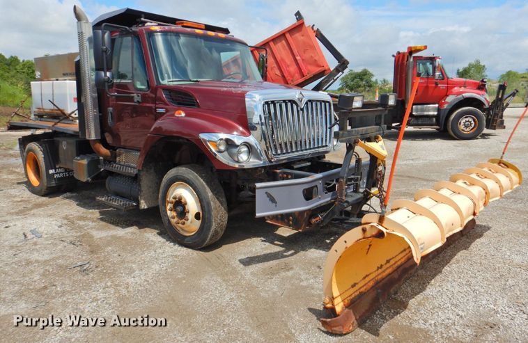 image for item DP4725 2008 International 7400 SFA  dump flatbed truck