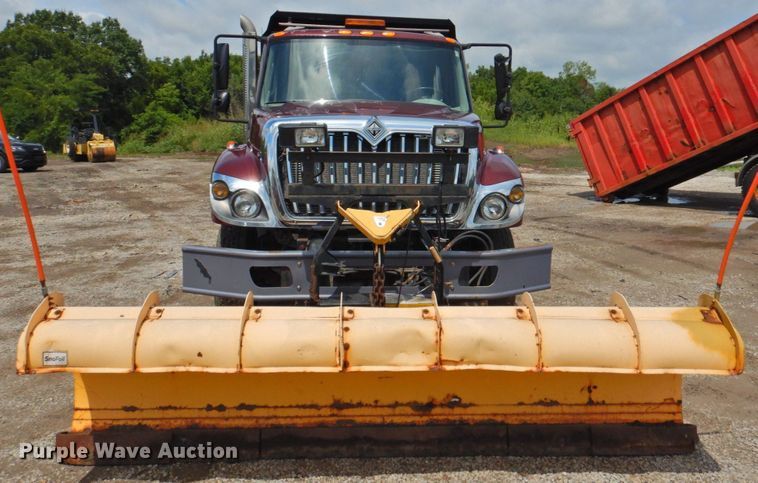 image for item DP4725 2008 International 7400 SFA  dump flatbed truck