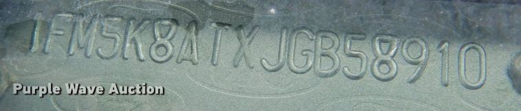 image for item DP4731 2018 Ford Explorer Police Interceptor  SUV