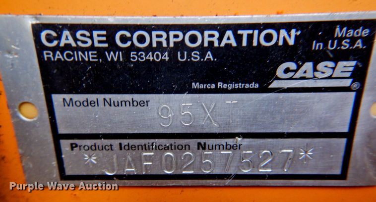 image for item DP4765 1999 Case 95XT  skid steer loader