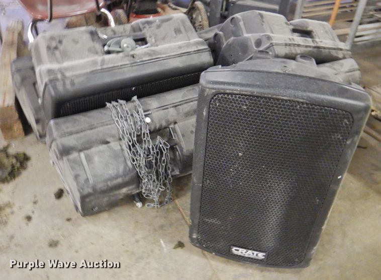 image for item JR9966 (7) Crate Audio PSM12 speakers