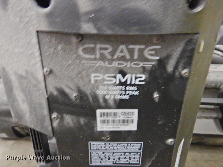 image for item JR9966 (7) Crate Audio PSM12 speakers