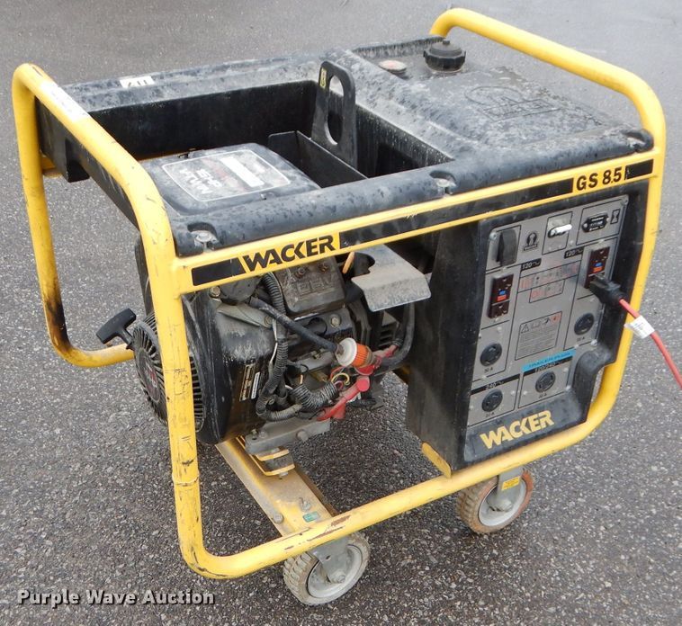 Wacker GS8.5V generator in Shawnee, KS Item JX9123 sold Purple Wave