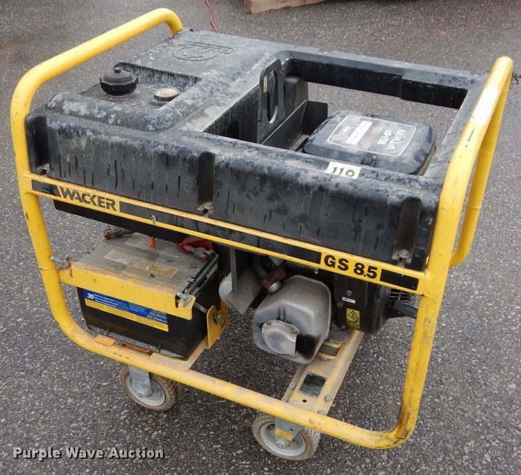 image for item JX9123 Wacker GS8.5V  generator