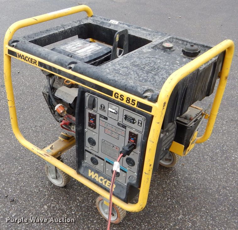 image for item JX9123 Wacker GS8.5V  generator