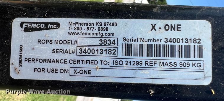 image for item JX9356 2004 Hustler X-One I  ZTR lawn mower