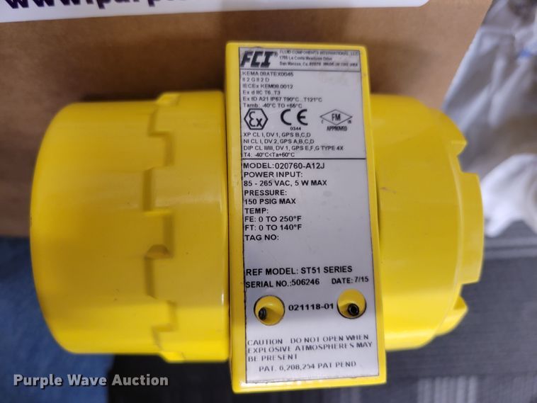 image for item KD9818 (5) FCI ST51 series mass flow meters