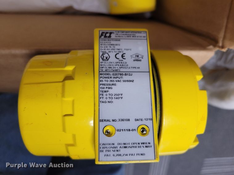 image for item KD9818 (5) FCI ST51 series mass flow meters