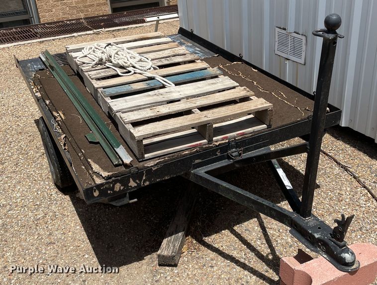 image for item KM9954 Shop built  utility trailer