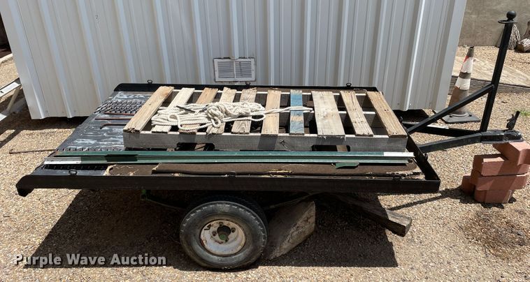 image for item KM9954 Shop built  utility trailer