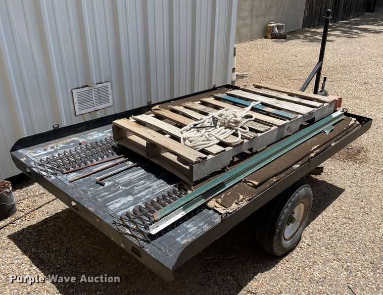 image for item KM9954 Shop built  utility trailer