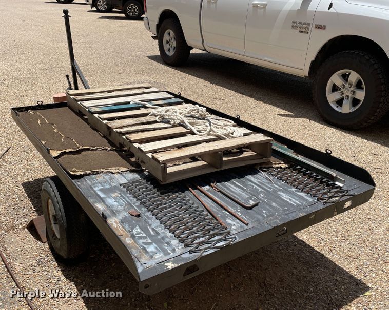 image for item KM9954 Shop built  utility trailer