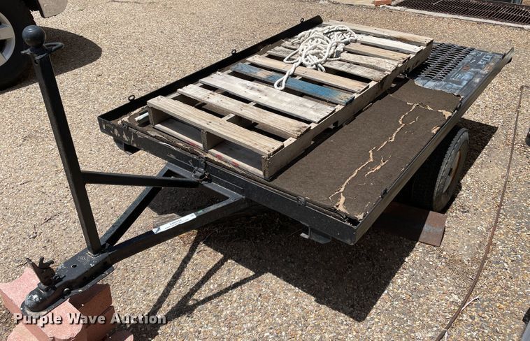 image for item KM9954 Shop built  utility trailer