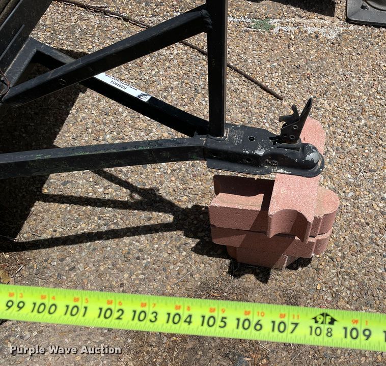 image for item KM9954 Shop built  utility trailer