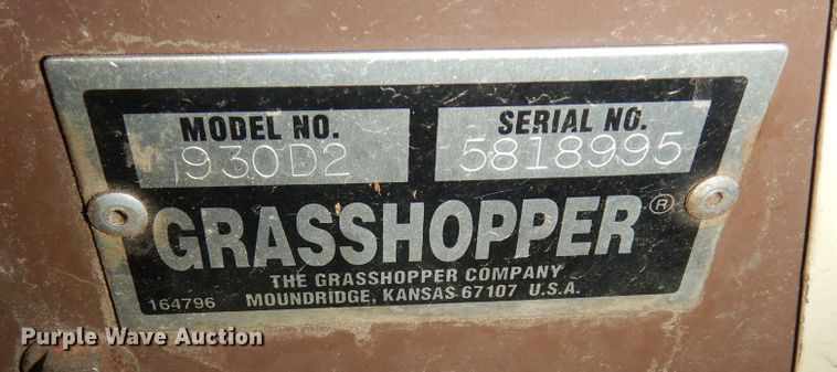 image for item KS9791 Grasshopper 930D  ZTR lawn mower