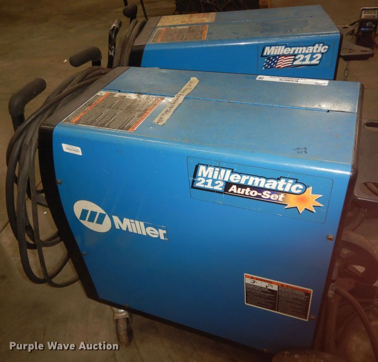 image for item KS9878 (2) Miller Millermatic 212 welders