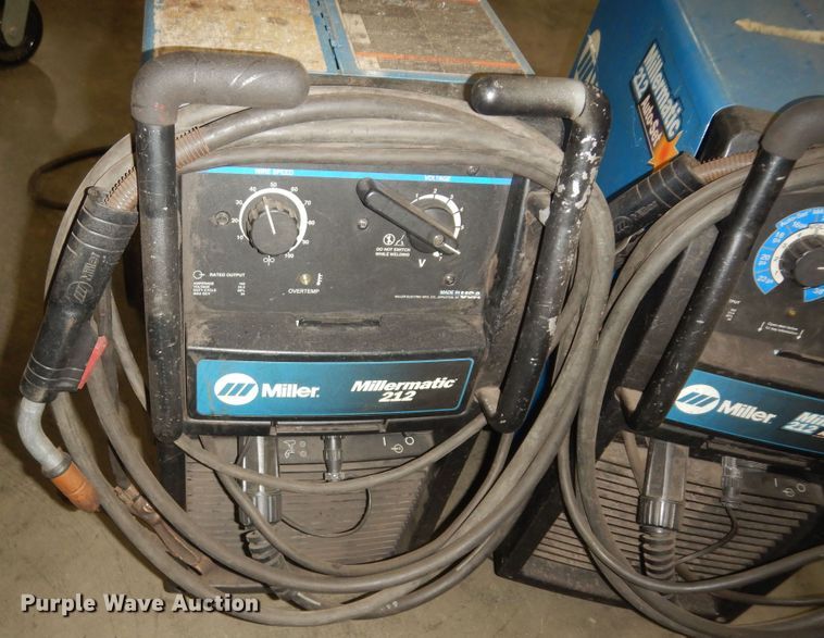 image for item KS9878 (2) Miller Millermatic 212 welders