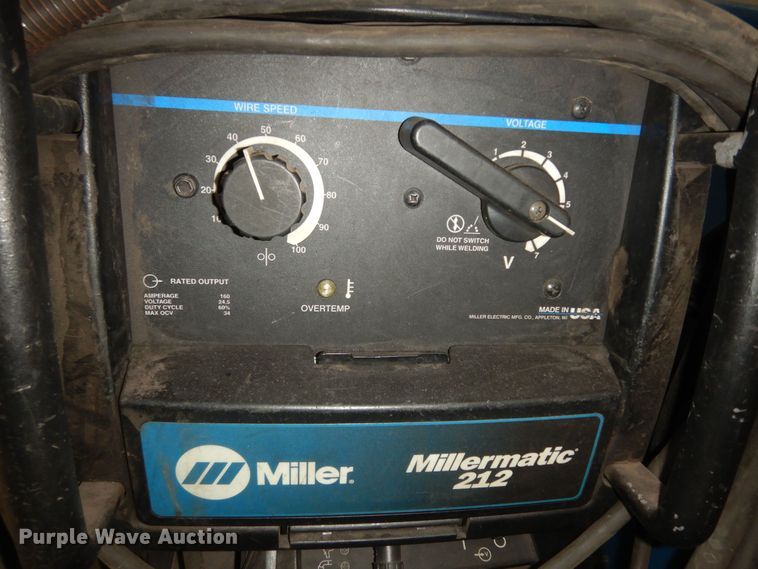 image for item KS9878 (2) Miller Millermatic 212 welders