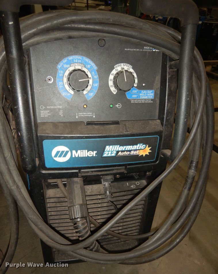 image for item KS9878 (2) Miller Millermatic 212 welders