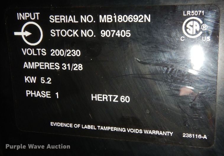 image for item KS9878 (2) Miller Millermatic 212 welders