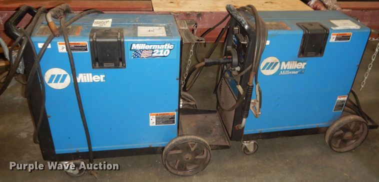 image for item KS9879 (2) Miller Millermatic 210 welders
