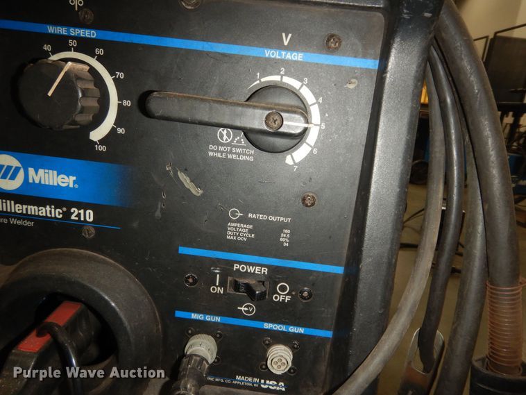 image for item KS9879 (2) Miller Millermatic 210 welders