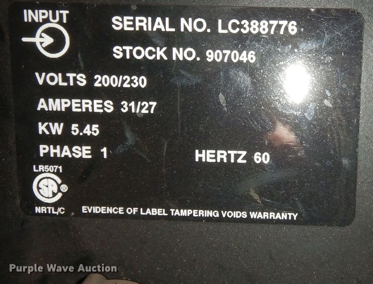 image for item KS9879 (2) Miller Millermatic 210 welders