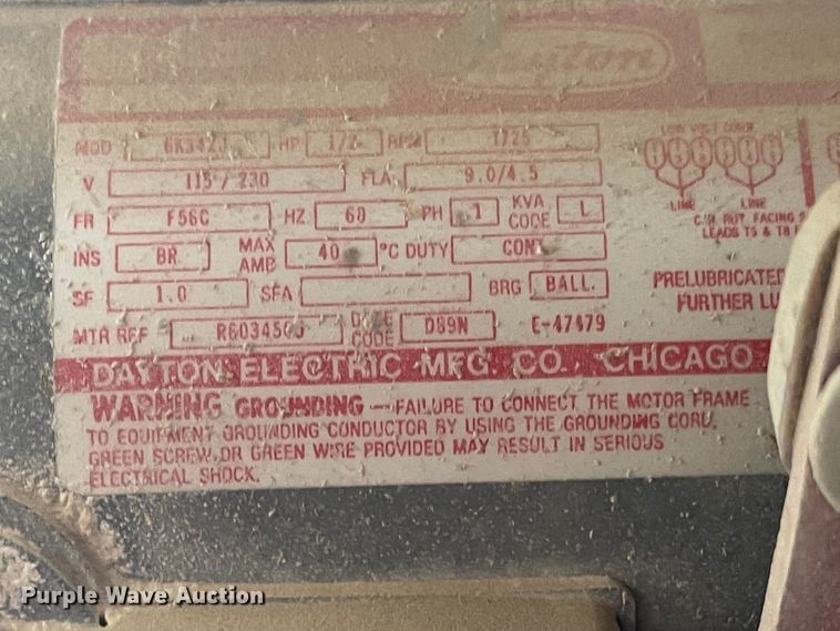 image for item LF9261 C.S. Bell HMG-16P  glass crusher