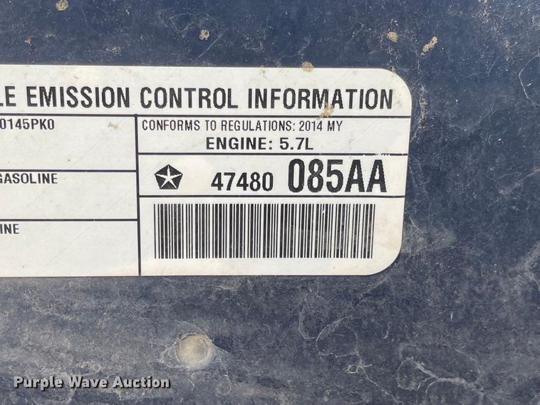 image for item LF9262 2014 Dodge Charger Police