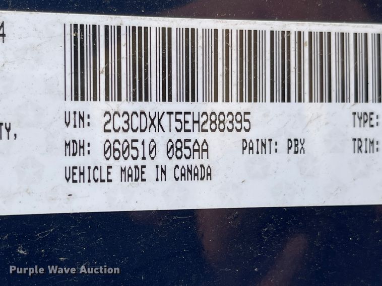 image for item LF9262 2014 Dodge Charger Police