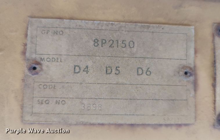 image for item LK9019 1984 Caterpillar D6D  dozer