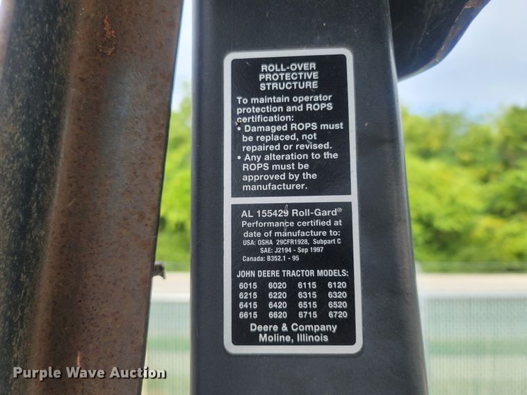 image for item LM9587 2006 John Deere 6415 MFWD tractor