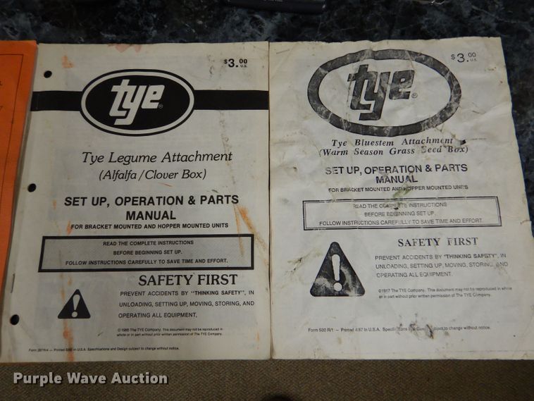 image for item LP9385 Tye 104-4528  no-till grain drill