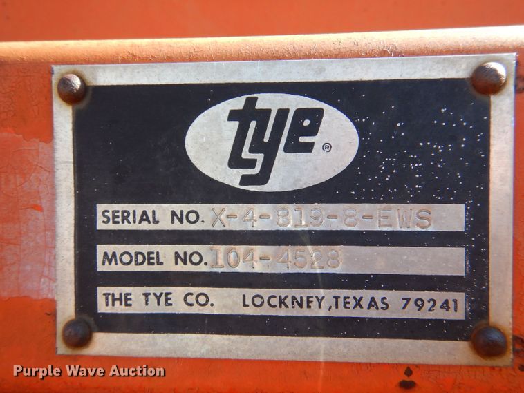 image for item LP9385 Tye 104-4528  no-till grain drill