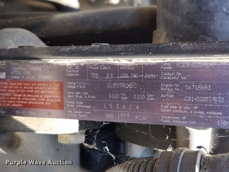 image for item MK9082 2001 Freightliner FS65  school bus