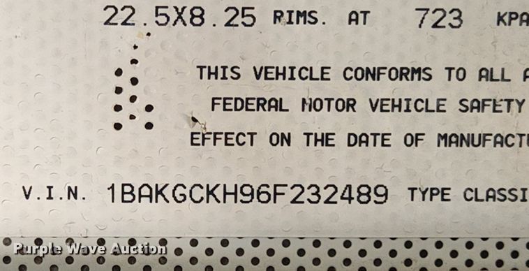 image for item MK9084 2006 Blue Bird Vision  school bus