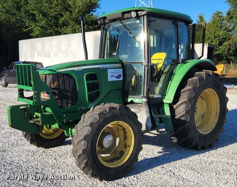 image for item MK9132 2007 John Deere 6415 MFWD tractor