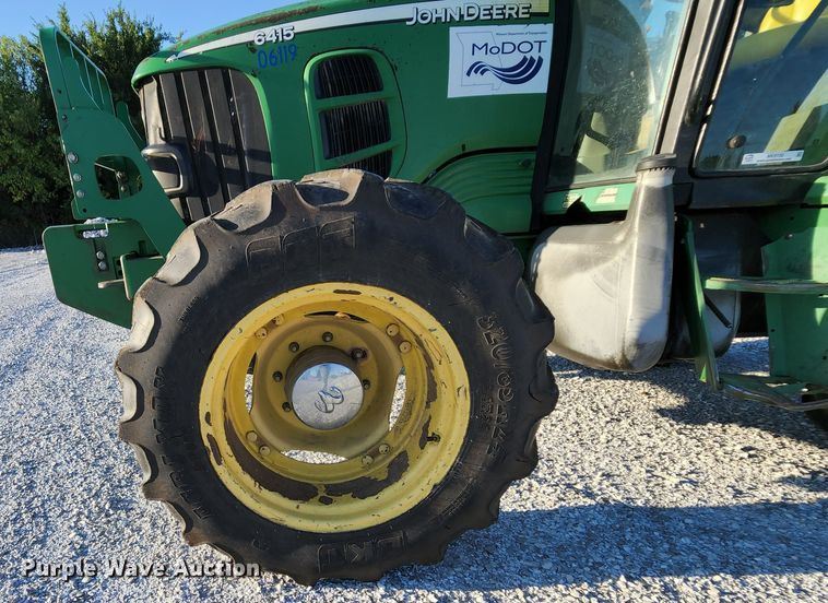 image for item MK9132 2007 John Deere 6415 MFWD tractor