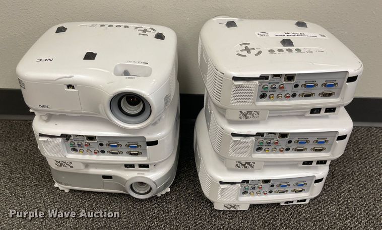 image for item MU9039 (6) NEC LT280 projectors